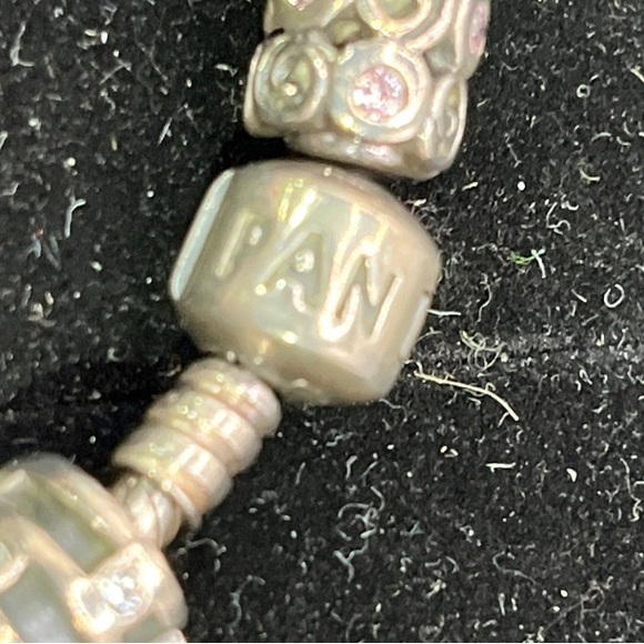 Pandora Charm Bracelet 925 silver stamped pandora and ale on charms - Picture 4 of 6